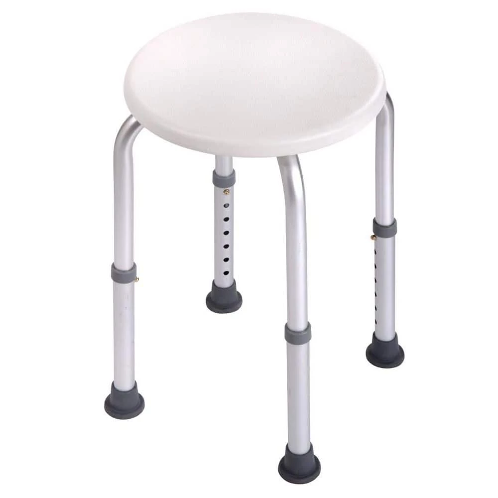 Tidoin 12.8 in. W x 11.8 in. D Metal Adjustable Height Shower Seat 3 Tidoin 12.8 in. W x 11.8 in. D Metal Adjustable Height Shower Seat