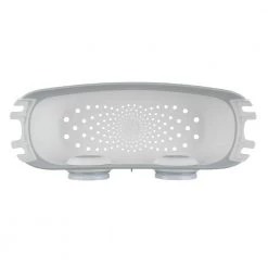 SlipX Solutions On the Dot Suction Shower Basket in White