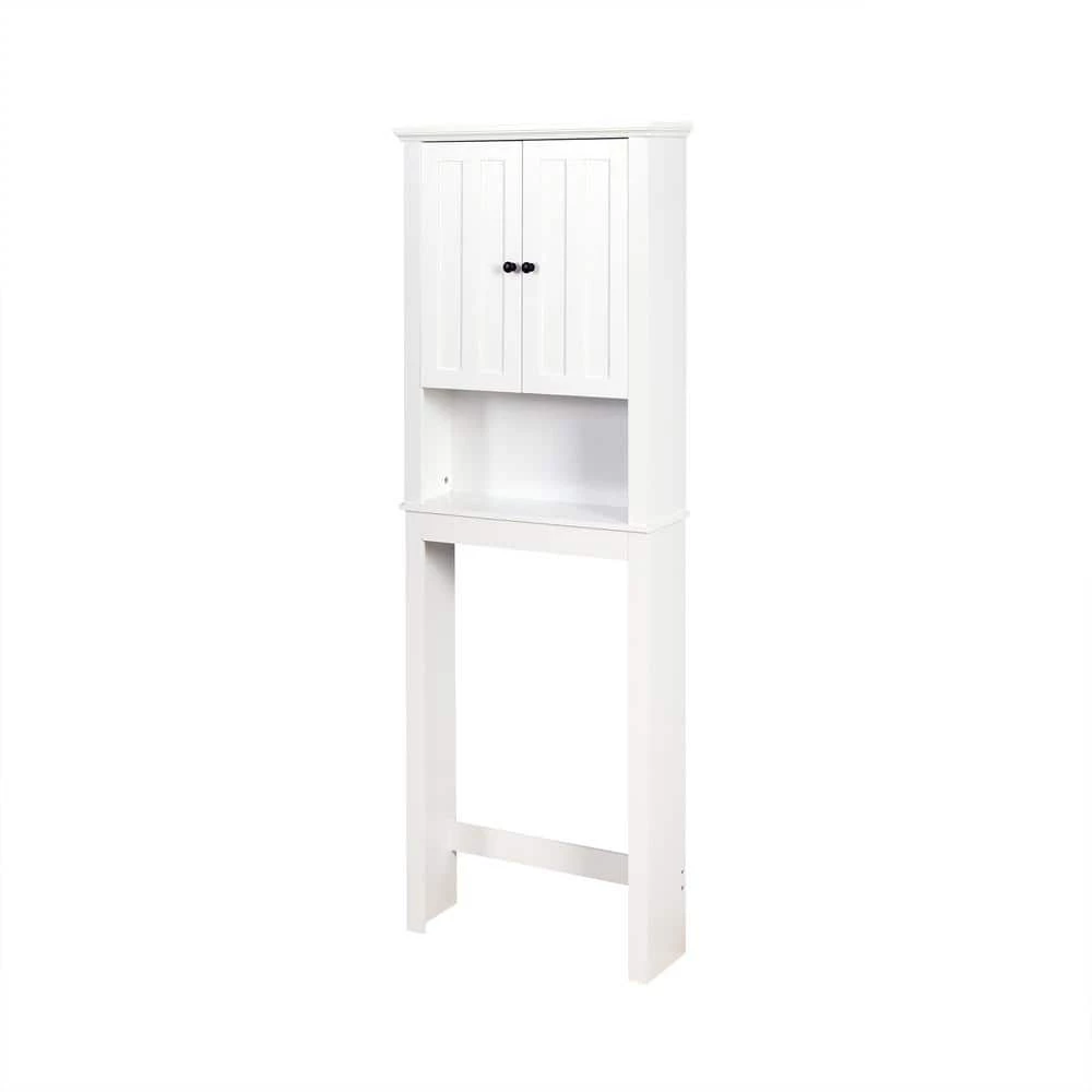 Tidoin 7.72 in. W x 67.32 in. H x 23.62 in. D White Over-the-Toilet Storage 3 Tidoin 7.72 in. W x 67.32 in. H x 23.62 in. D White Over-the-Toilet Storage