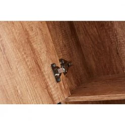 Hooseng Rue 24.8 in. W x 76.8 in. H x 7.8 in. D Yellow Brown MDF Over-the-Toilet Storage Cabinet Bathroom Space Saver in Brown -Toilet Storage Shop yellow brown over the toilet storage kimw370403871 44 1000