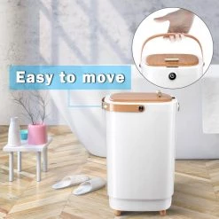 Unbranded Luxury Large Towel Hot Warmer Bucket with Auto Shut Off-Fits Up to Two Oversized Towels in Yellow 12 Unbranded Luxury Large Towel Hot Warmer Bucket with Auto Shut Off-Fits Up to Two Oversized Towels in Yellow -Toilet Storage Shop yellow towel warmers cuutmyyello 1f 1000